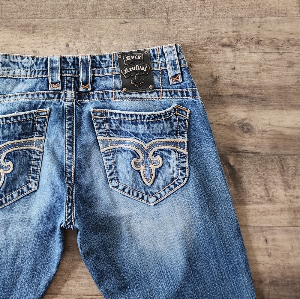 Rock Revival George Straight Blue Jeans Men's Size 34
